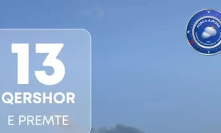 HARTA LIVE: Parashikimi i motit, edhe sot mbizotërojnë temperaturat përvëluese