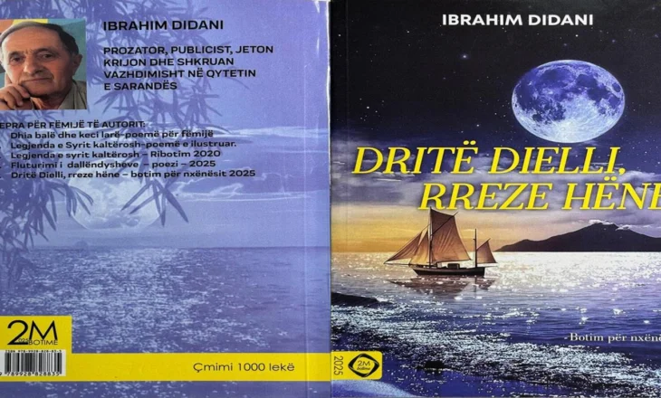 Ibrahim Didani sjell librin e ri për fëmijë: “Dritë Dielli, Rreze Hëne”