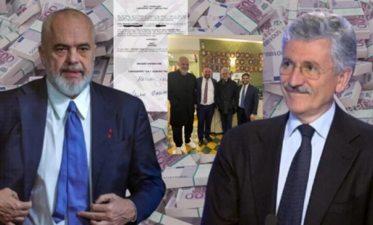 ‘Il Giornale’: Sa fiton në vit lobisti i Edi Ramës, ish kryeministri italian D’Alema
