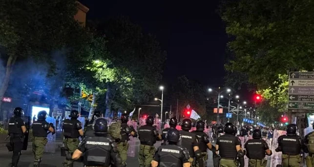 Incidente në Beograd në përfundim të protestës së studentëve
