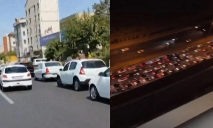 “Jemi të tmerruar dhe të rraskapitur”/ Radhë të gjata trafiku, mijëra njerëz largohen nga Teherani teksa sulmet vijojnë