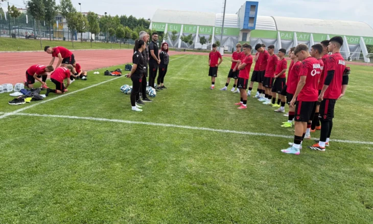 Kombëtarja U-15 luan nesër ndeshjen e parë miqësore me Maqedoninë e Veriut