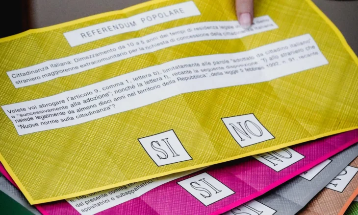 Mbyllet sot referendumi në Itali për nënshtetësinë dhe sigurinë në punë, pjesëmarrje e ulët