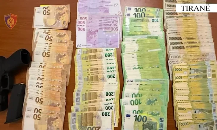 Me armë me vete, arrestohen dy persona në Tiranë, policia i sekuestron pistoleta, municion luftarak dhe mijëra euro
