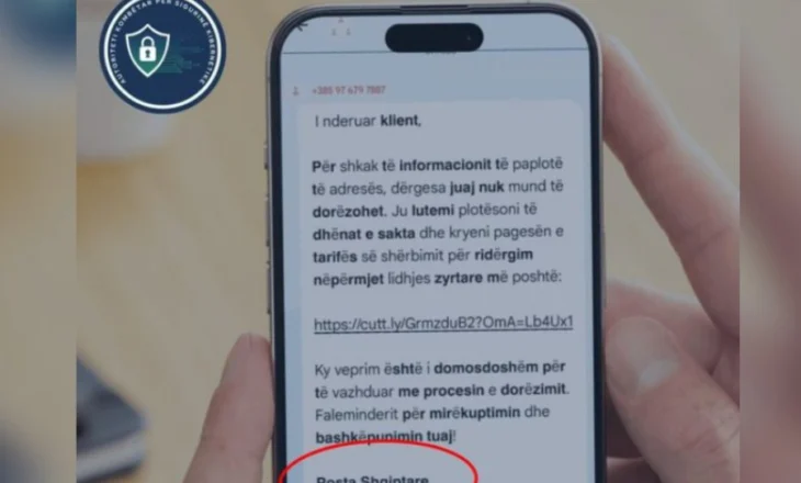 Mesazhe mashtruese në emër të Postës/ Skema synonte vjedhjen e të dhënave bankare