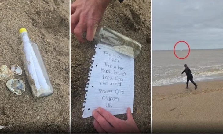Mesazhi në një shishe, amaneti që preku zemrat në bregun britanik dhe u bë virale