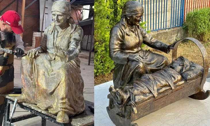 Monumenti i nënë Zahide Jasharit, djepi që përkundi lirinë e Kosovës, vepra e mjeshtrit Sabri Behramaj