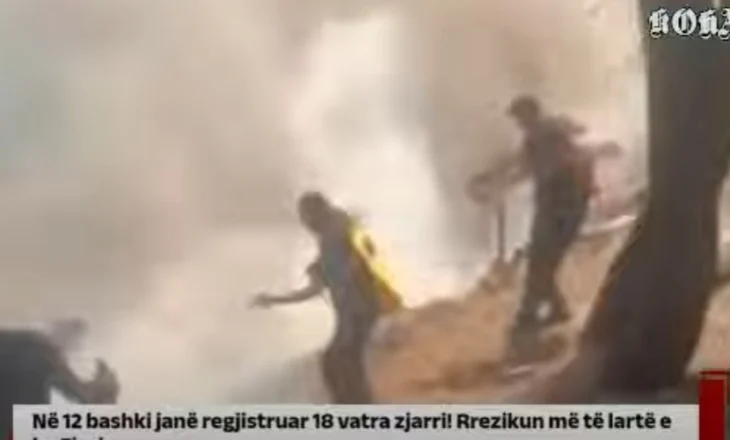 Në 12 bashki janë regjistruar 18 vatra zjarri! Rrezikun më të lartë e ka Fieri