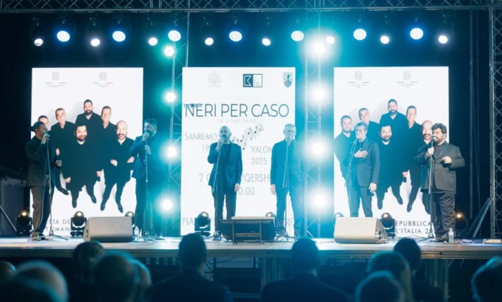 “Neri per caso” festojnë 30-vjetorin e fitores në Sanremo me koncert në Vlorës