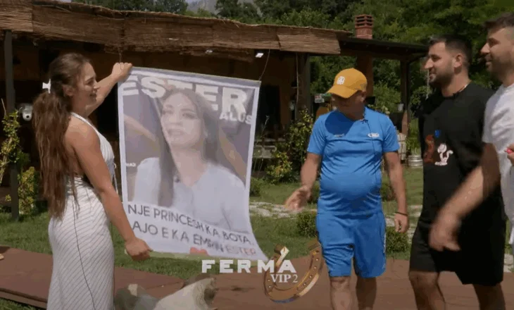 “Një princeshë ka bota”/ Ester merr mesazhin emocionues në Ferma VIP: Të dua!
