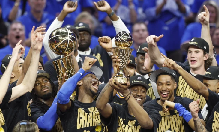 Oklahoma shpallet për herë të parë kampione në NBA, Alexander Shai merr trofeun MVP