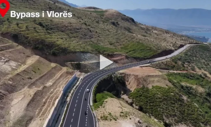 Pamjet piktoreske nga By-passi i përfunduar i Vlorës (VIDEO)
