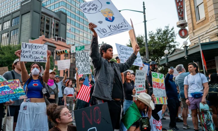 Paradë dhe protesta në SHBA, ushtria feston 250-vjetorin e krijimit, qytetarët kundër politikave të Trump