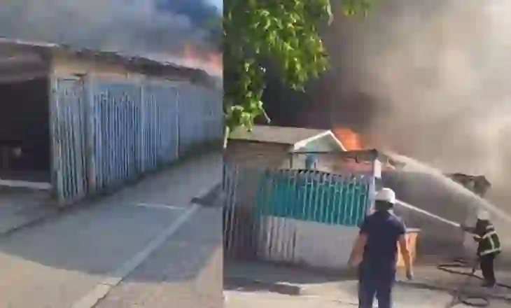 Përfshihet nga flakët tregu afër plazhit “Iliria” të Durrësit