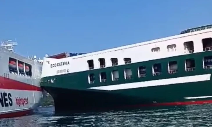 Përplasen anijet në portin e Igumenitsës, dhjetëra anëtarë të ekuipazhit ndodheshin në bord