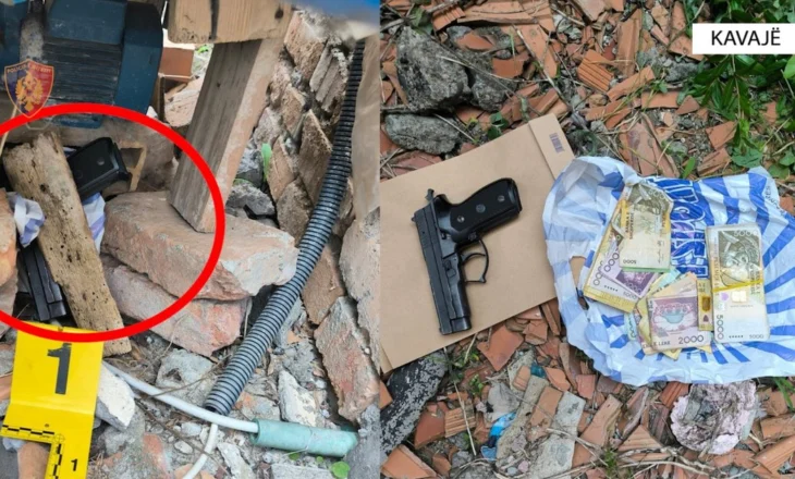 Plagosja në Kavajë, gjendet e fshehur në një mur arma e krimit