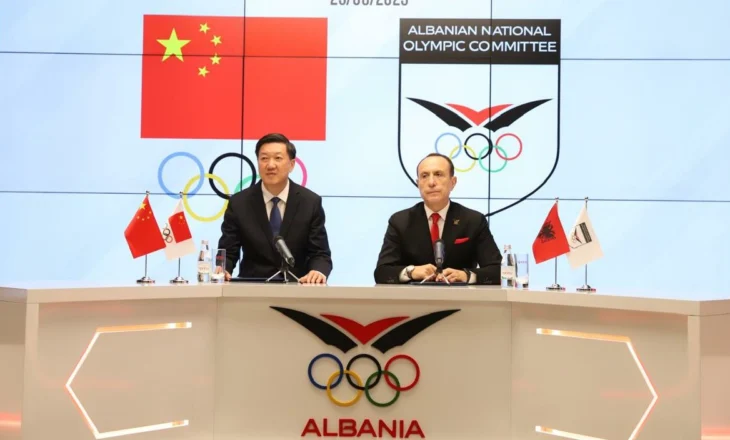 Presidenti i Komitetit Olimpik Kinez vizitë zyrtare dy ditore në Tiranë, firmoset memorandumi i bashkëpunimit
