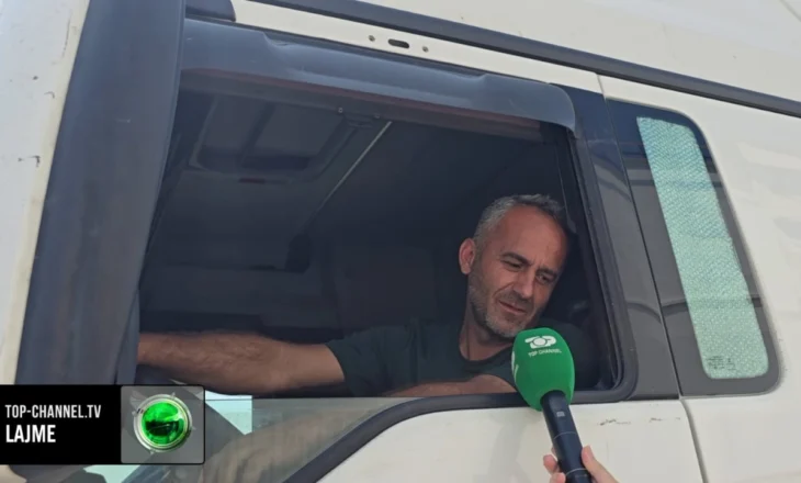 Protestë në Porto Romano, shoferët nga Kosova kundërshtojnë pritjet e gjata në kontrollet doganore: Nuk nxjerrim dot autobotet me naftë