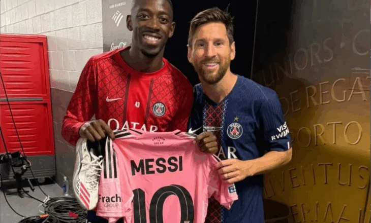 PSG-ja shkatërron Inter Majemin, Dembeleja i merr të gjithë uniformën Mesit pas ndeshjes