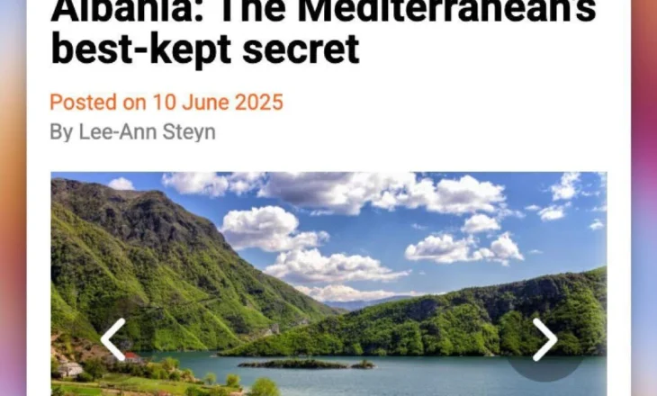 Rama poston artikullin: Shqipëria, perla europiane e turizmit për të cilin po flitet edhe në Afrikën e Jugut
