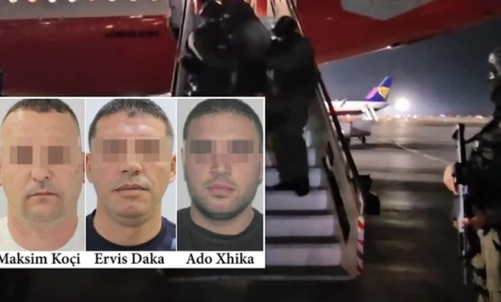 RENEA ‘blindon’ Rinasin! Kokën ulur dhe me pranga në duar, 3 bashkëpunëtorët e Talo Çelës sillen nga Dubai