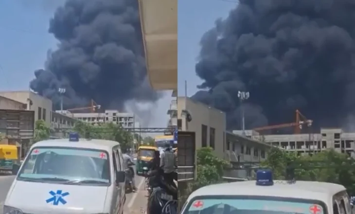 Rrëzohet një avion pranë aeroportit të Indisë, po nisej drejt Londrës! Dyshohet se në bord ndodheshin 242 persona