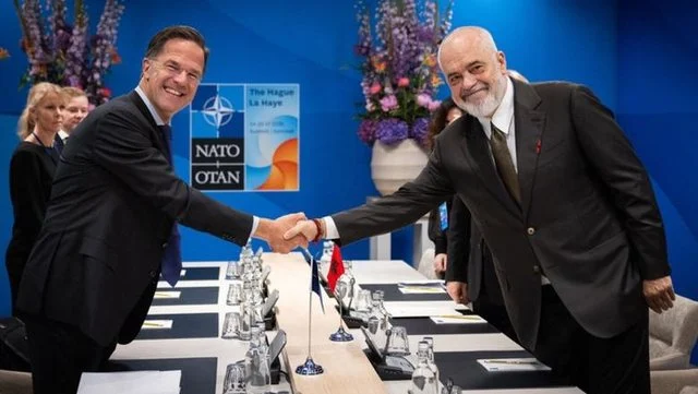 Samiti i NATO-s në Hagë/ Rama, takim me Sekretarin e Përgjithshëm, Mark Rutte
