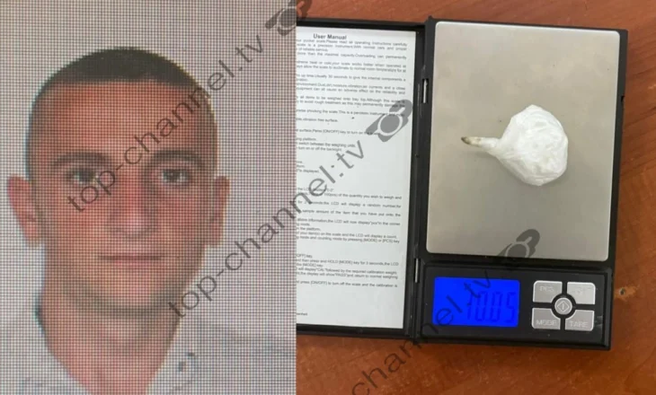 Shiste kokainë në Kamëz dhe Valias, arrestohet 25-vjeçari! Dikur i arrestuar për pengmarrje