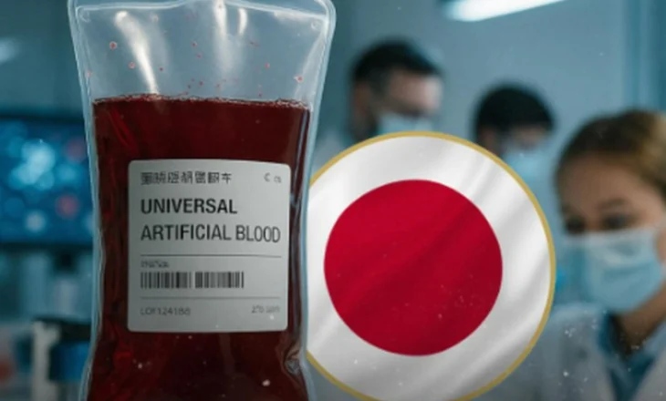 Shkencëtarët japonezë krijojnë gjakun artificial universal që nuk kërkon përputhje të grupit të gjakut