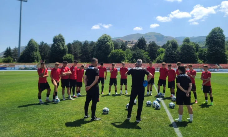 Shqipëria U-15 luan nesër ndeshjen e dytë miqësore ndaj Maqedonisë së Veriut