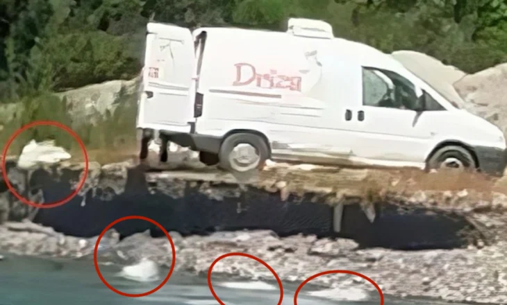Skandali/ Kompania shkarkon mbetjet e pulave në liqenin e Shkodrës, “shpërthen” gazetari: Të procedohet ky palaço