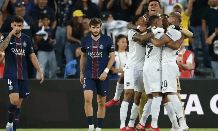 Surpriza e madhe, PSG mundet nga Botafogo. Hera e parë pa shënuar gol, mbas 19 ndeshjeve radhazi