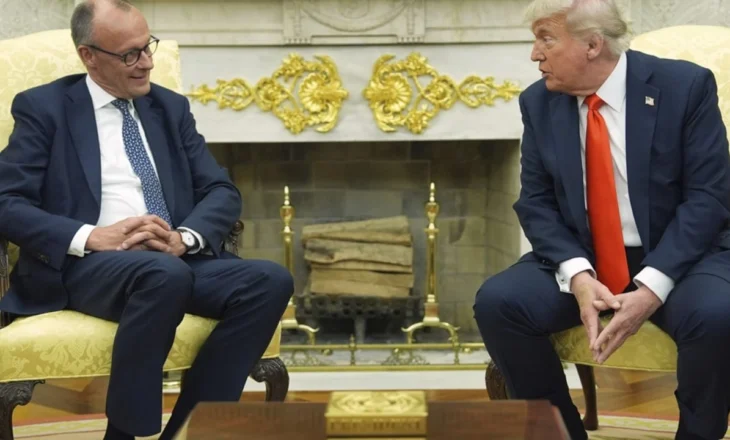 Trump pret Merz në Shtëpinë e Bardhë, presidenti amerikan: Është e trishtueshme ajo që po ndodh me Rusinë dhe Ukrainën