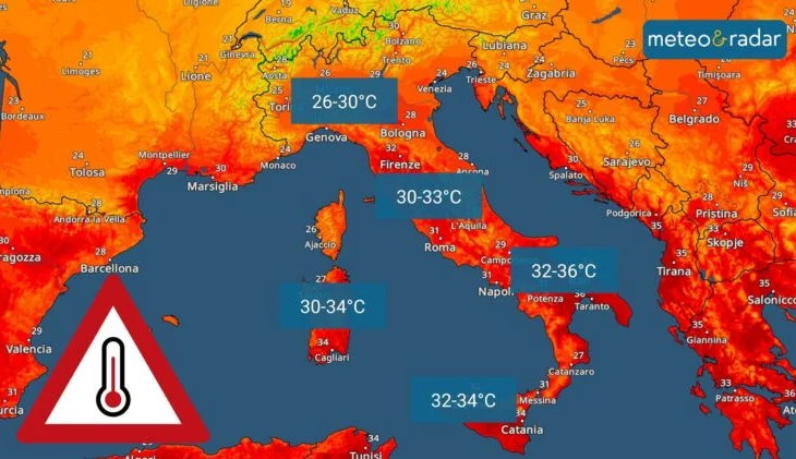 Vala e të nxehtit drejt Shqipërisë, anticikloni afrikan sjell temperatura përvëluese