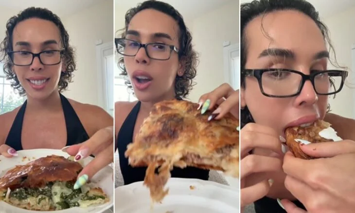 VIDEO/ Grimeri i motrave Kardashian shijon byrekun tradicional shqiptar me mish dhe spinaq, gatuar nga një këngëtare