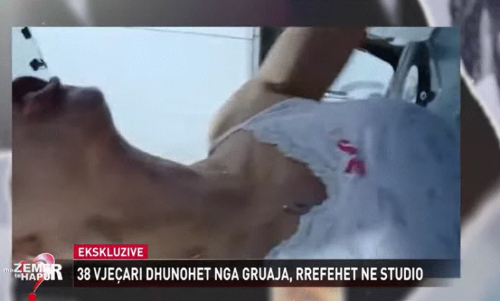 Video/ Gruaja “rreh” burrin, publikohen pamjet! Ish-bashkëshorti: Dyshoja se më tradhtonte