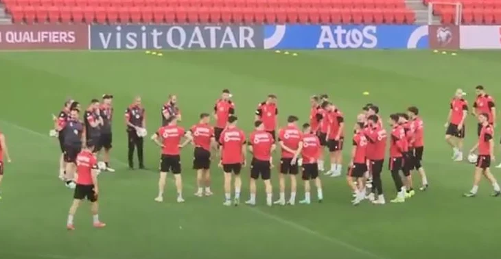 VIDEO/ Kombëtarja shqiptare përgatitet për FITORE kundër Serbisë…