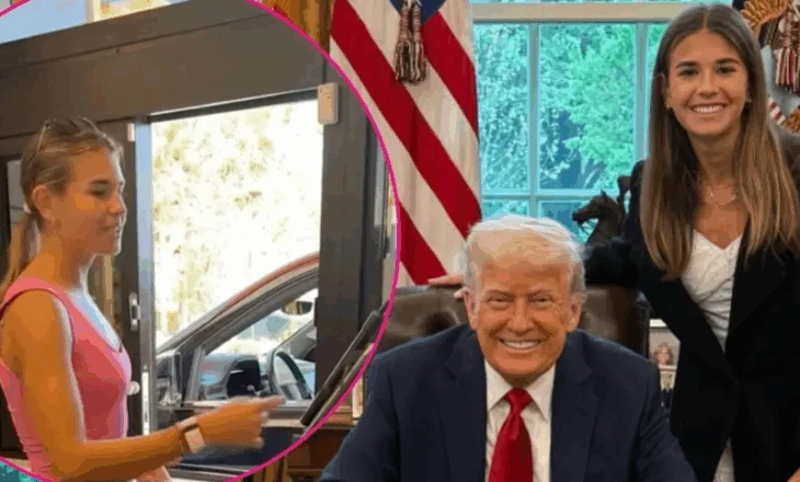 VIDEO/ Mbesa e Donald Trump surprizon ndjekësit, shfaqet duke punuar si shitëse