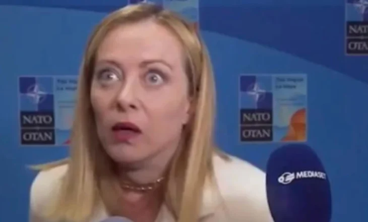 VIDEO/ Meloni bëhet virale, mimikat e fytyrës së saj në samitin e NATO-s po bëjnë xhiron e botës