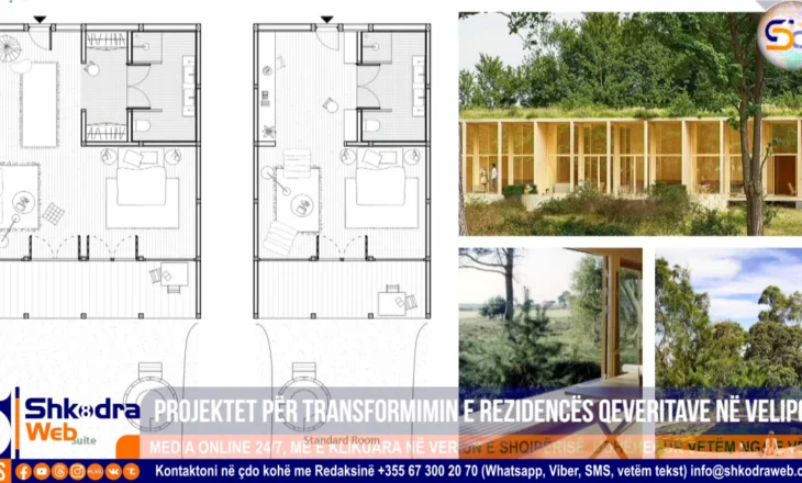 VIDEO – Prezantohen projektet për transformimin e rezidencës qeveritare në Velipojë për turizëm elitar