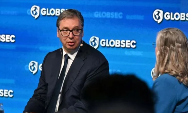 Vuçiç në Globsec: Beogradi nuk është i gatshëm ta njohë pavarësinë e Kosovës
