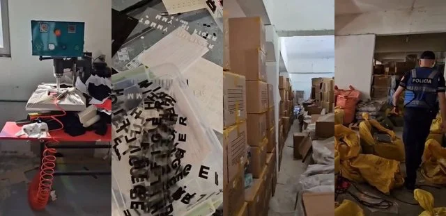 Zbulohen dy magazina ku stampoheshin veshje false, arrestohen 4 persona dhe në kërkim ‘koka’ i grupit