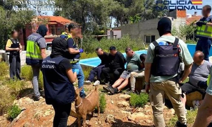 Zbulohet laboratori i kokainës në Valencia, të përfshirë edhe shqiptarë, nxirrnin deri në 30 kilogramë në ditë