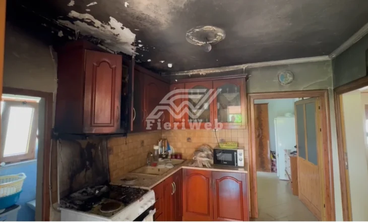 Zjarr në një banesë në fshatin Lalar të Fierit, dyshohet bombul gazi – vetëm dëme materiale