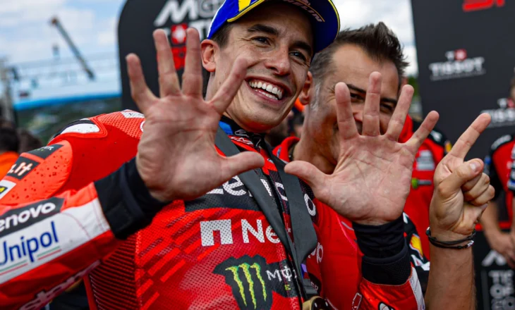 11 triumfe nga 12 ‘Gara Sprit’, Markez i pandalshëm në MotoGP