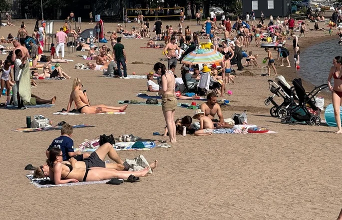 14 ditë me mbi 30 gradë Celsius, temperatura rekord në Finlandë