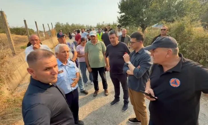 4 mjete zjarrfikëse dhe 2 helikopterë në luftë me flakët! Në Delvinë mbërrin edhe ministri Vengu