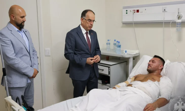 Agim Troci vizitohet nga Begaj. Presidenti: Çdo akt zjarrvënieje i dënueshëm