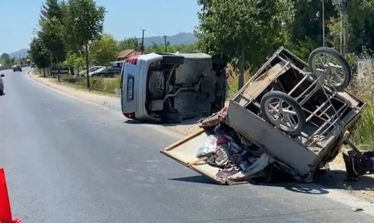 Aksident në aksin Lushnje–Fier, makina përplaset me triçiklin, dy të plagosur rëndë