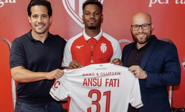 Ansu Fati prezantohet te Monaco: Ndjehem mirë, dua t’ia bëj jetën të vështirë PSG-së